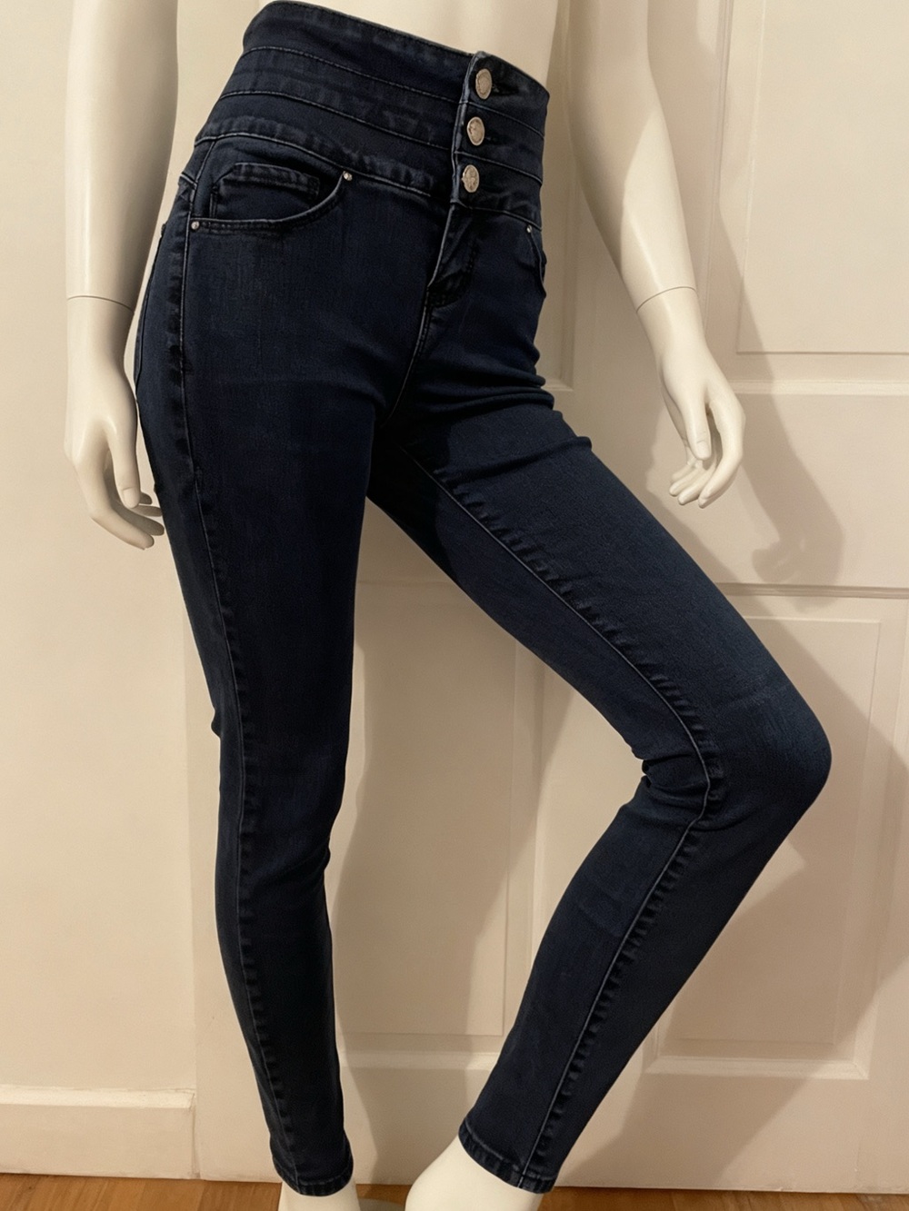 YMI Dark Blue High-Rise Skinny Jeans